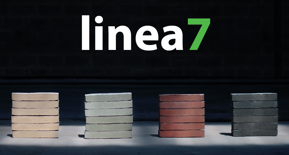 Four brand new facing bricks combine pure aesthetics with the ecological Brick7 format