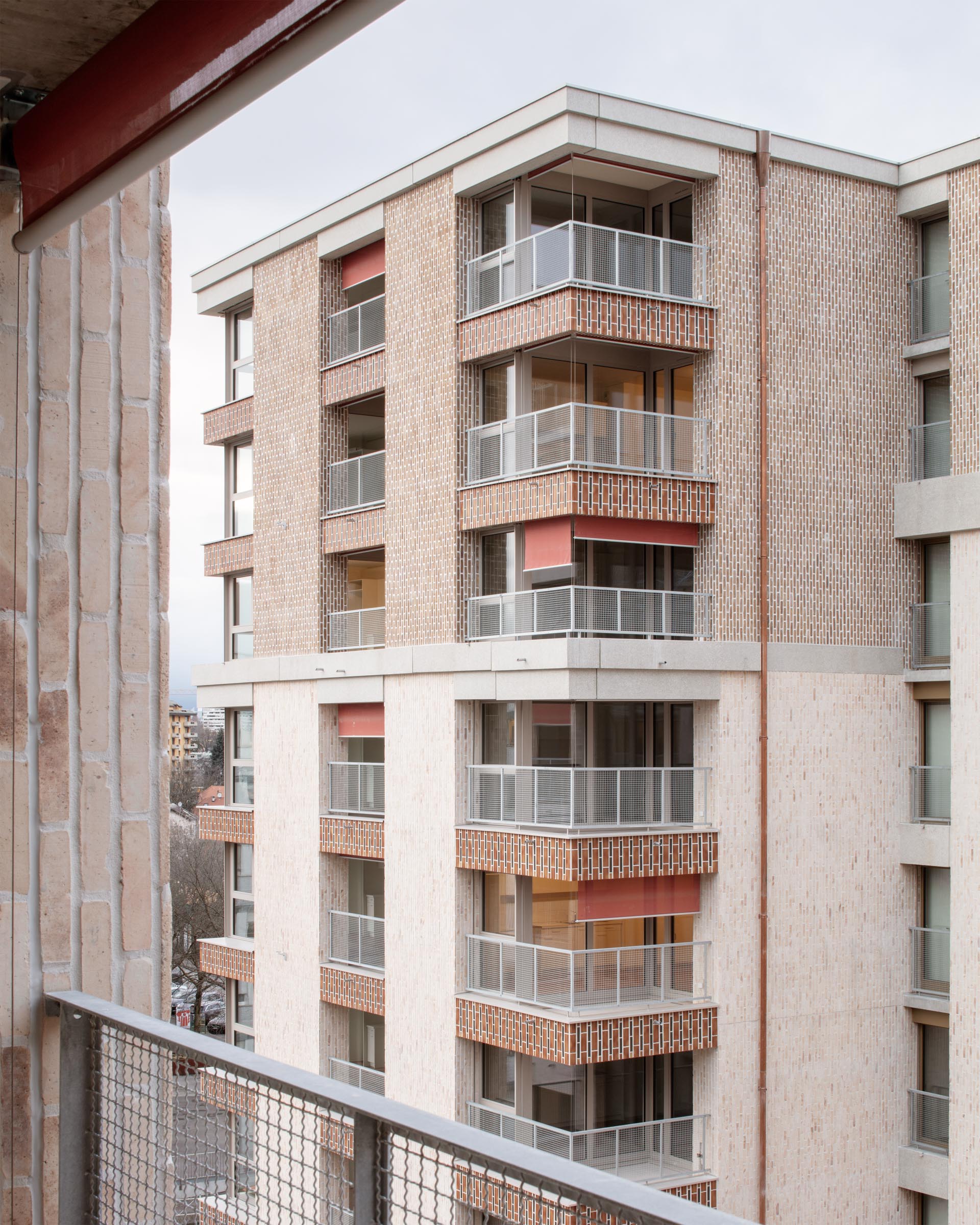 Cité de Pesay in Geneva: urban architecture shaped by facing brick